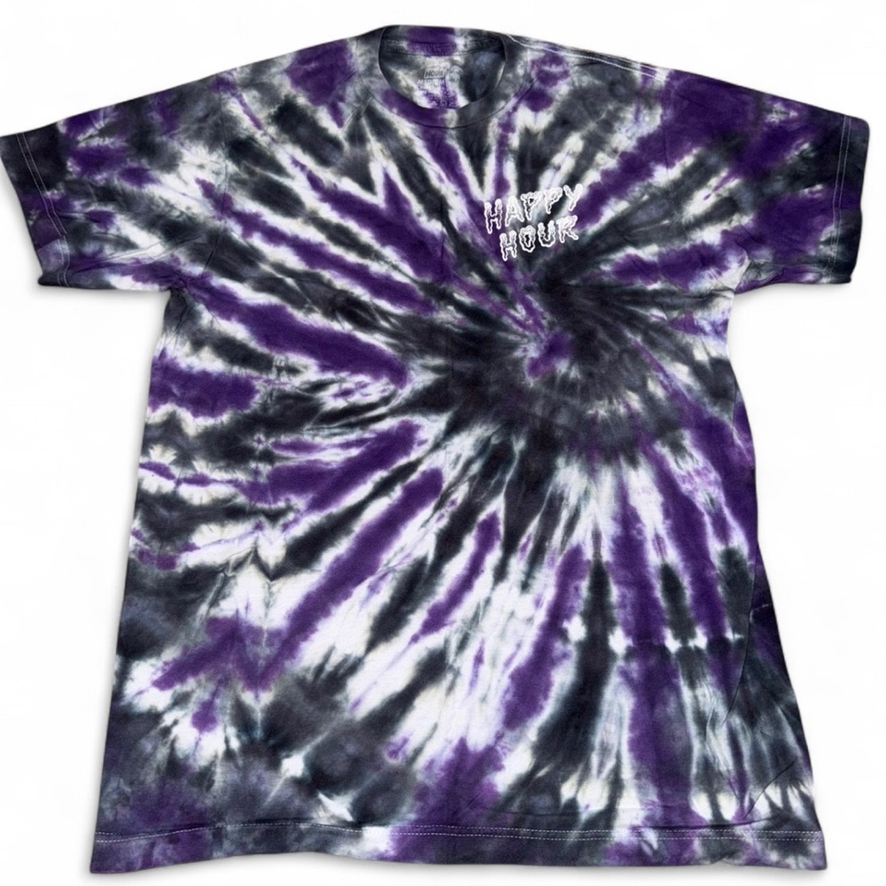Purple Tie-Dye Happy Hour T-Shirt
